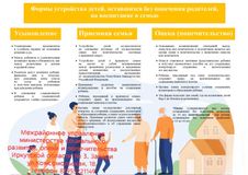 Форма устройства детей, оставшихся без попечения  родителей, на воспитание в семью